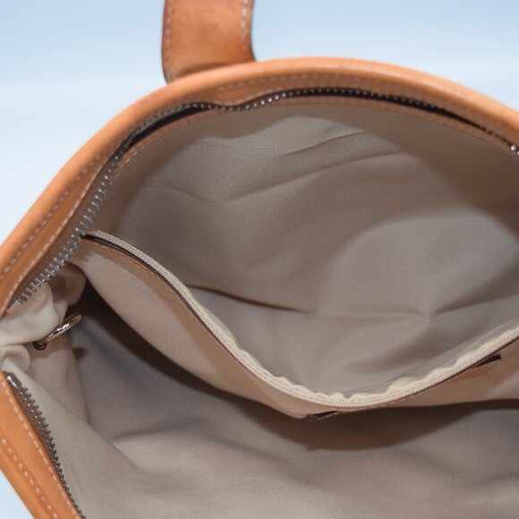 VINTAGE 2001 Coach Signature "C" Denim Blue Jacquard Canvas Tote - Picture 15 of 16